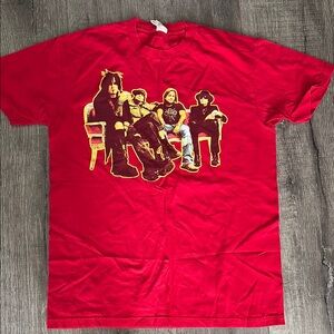 Motley Crue Red Graphic T-Shirt, Medium